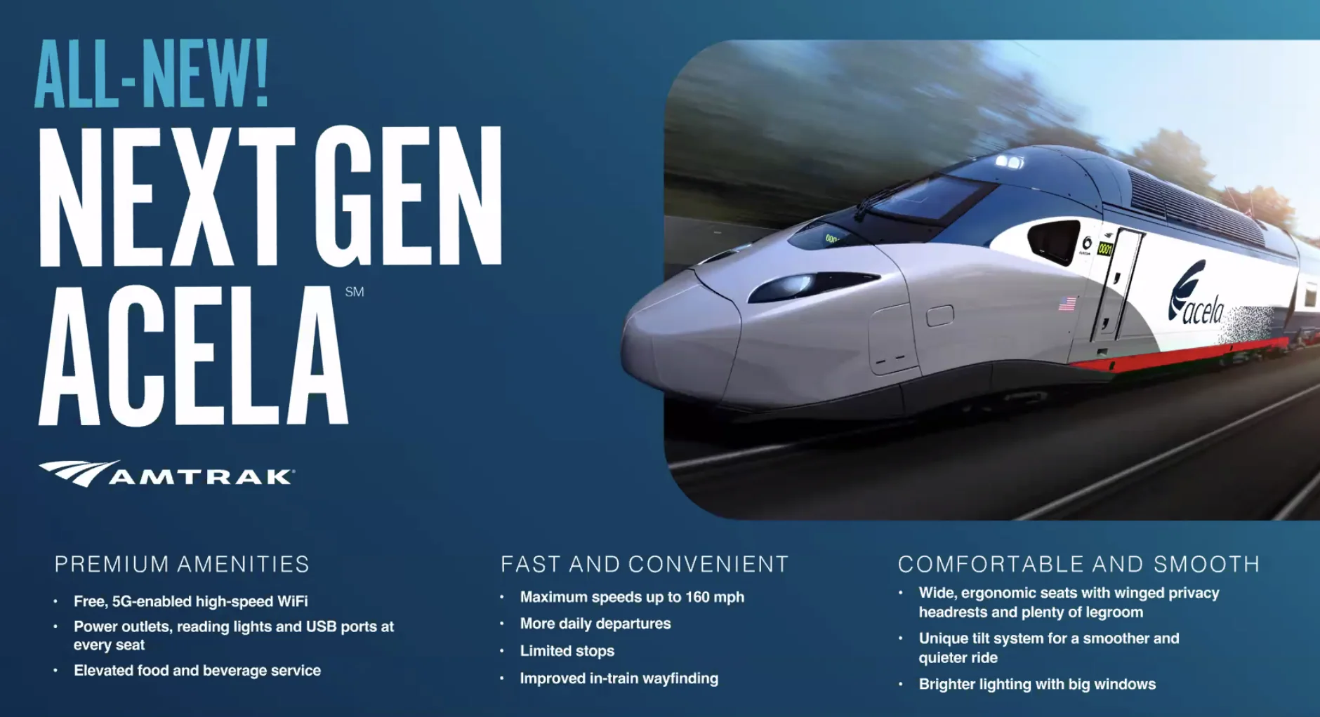 Amtrak NextGen Acela